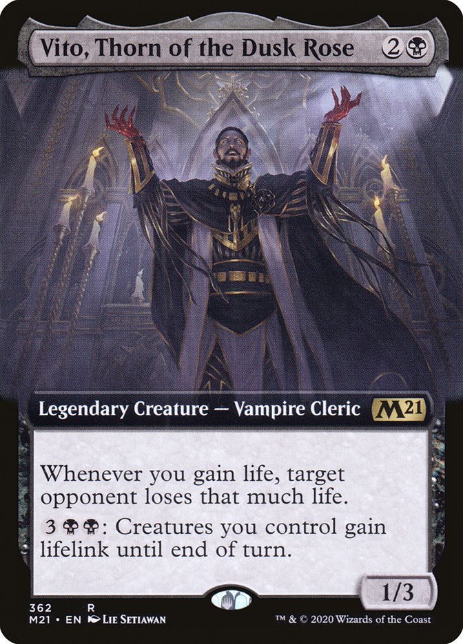 Vito, Thorn of the Dusk Rose - [Extended Art] Core Set 2021 (M21)
