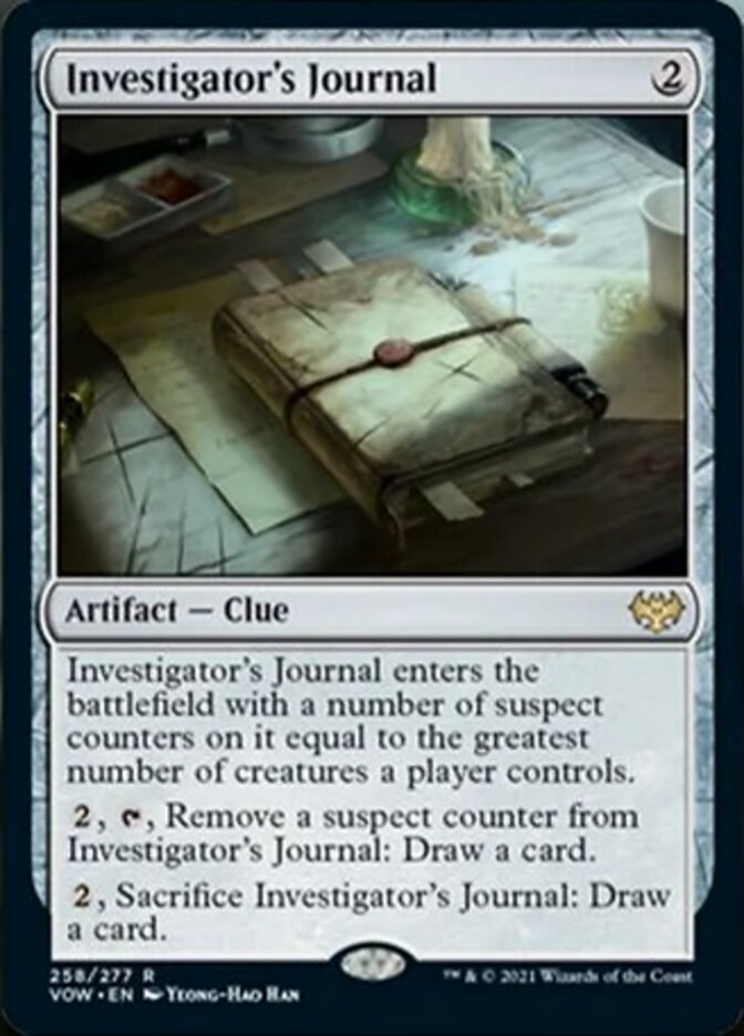 Investigator's Journal - [Foil] Innistrad: Crimson Vow (VOW)
