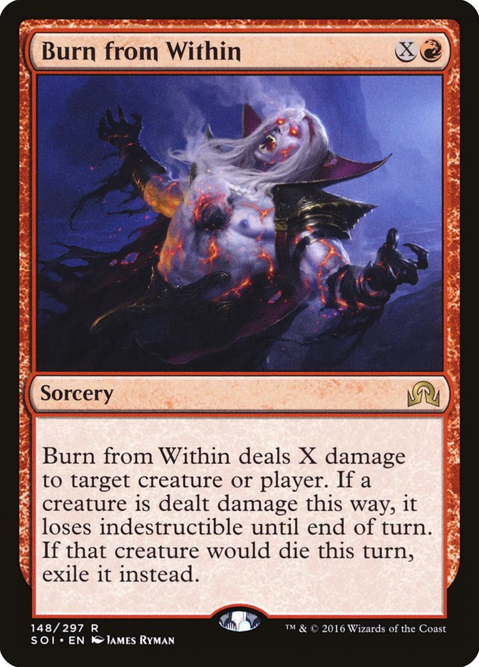 Burn from Within - [Foil] Shadows over Innistrad (SOI)