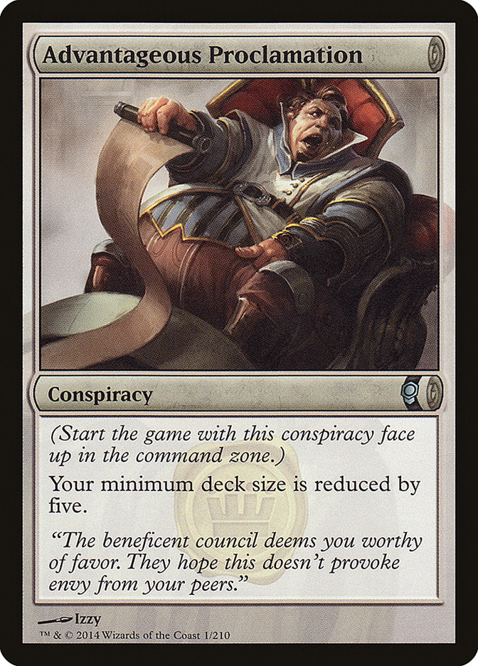 Advantageous Proclamation - [Foil] Conspiracy (CNS)