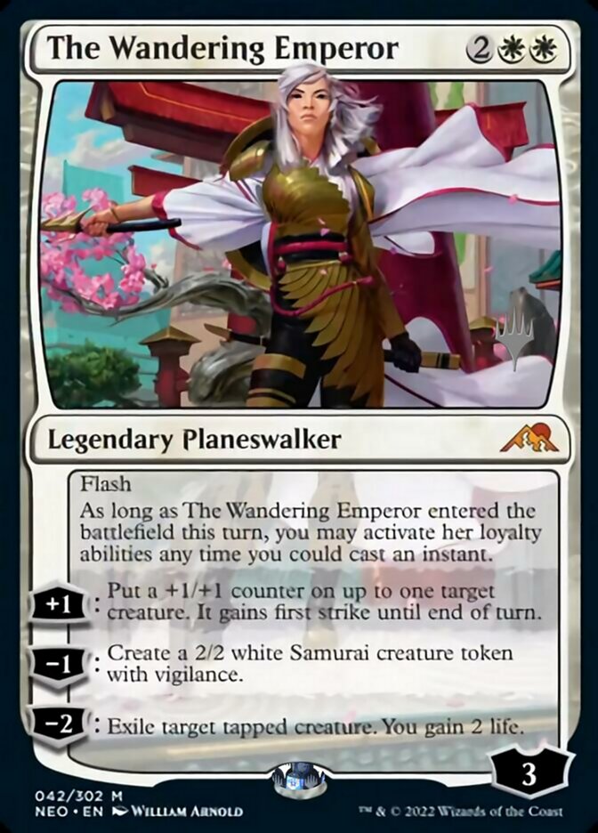 The Wandering Emperor - [Promo] Kamigawa: Neon Dynasty Promos (PNEO)