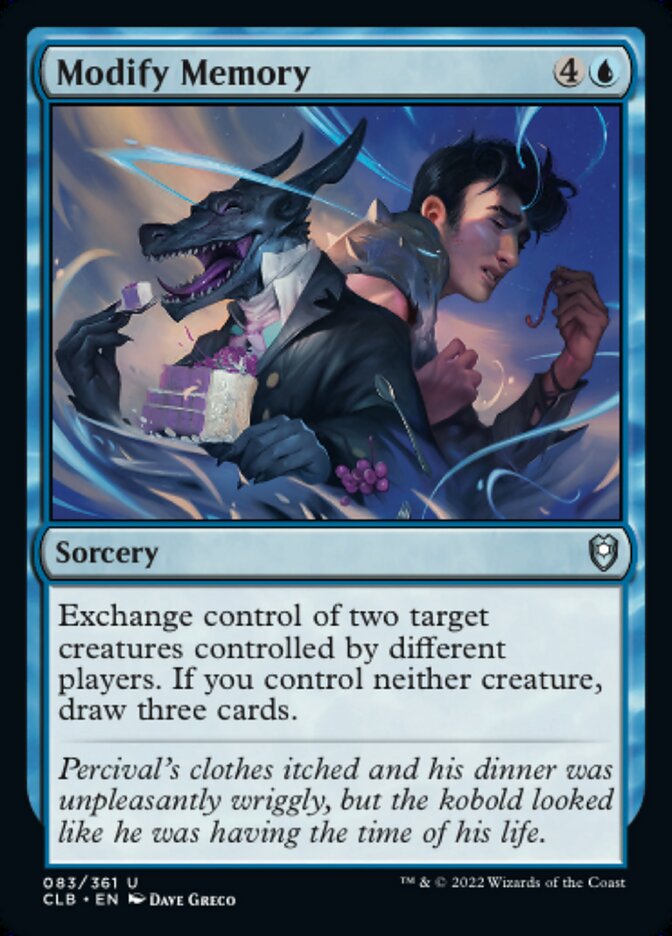 Modify Memory - Commander Legends: Battle for Baldur's Gate (CLB)