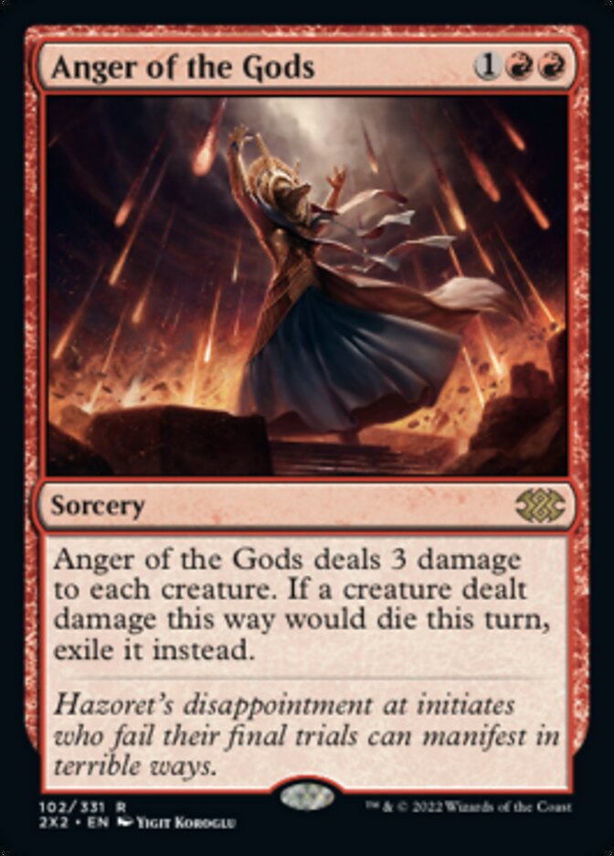 Anger of the Gods - [Foil] Double Masters 2022 (2X2)