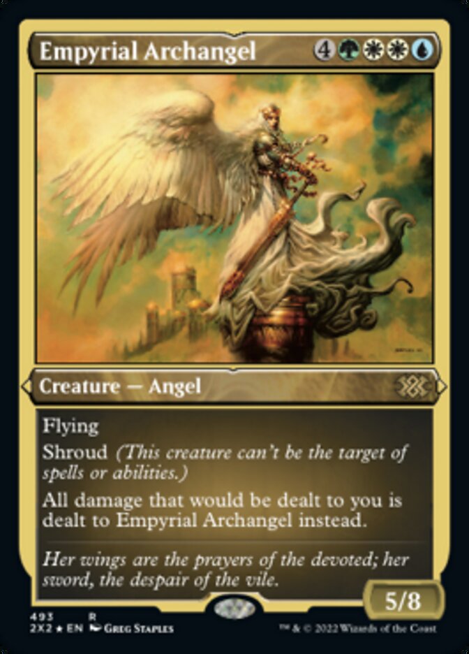 Empyrial Archangel - [Etched Foil] Double Masters 2022 (2X2)