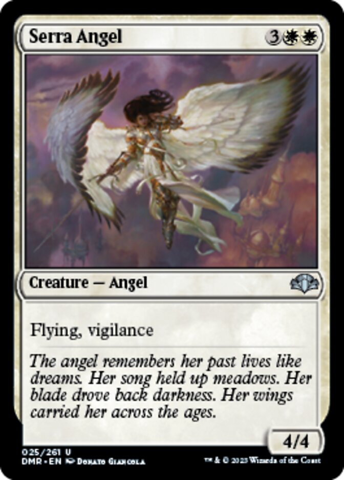 Serra Angel - [Foil] Dominaria Remastered (DMR)