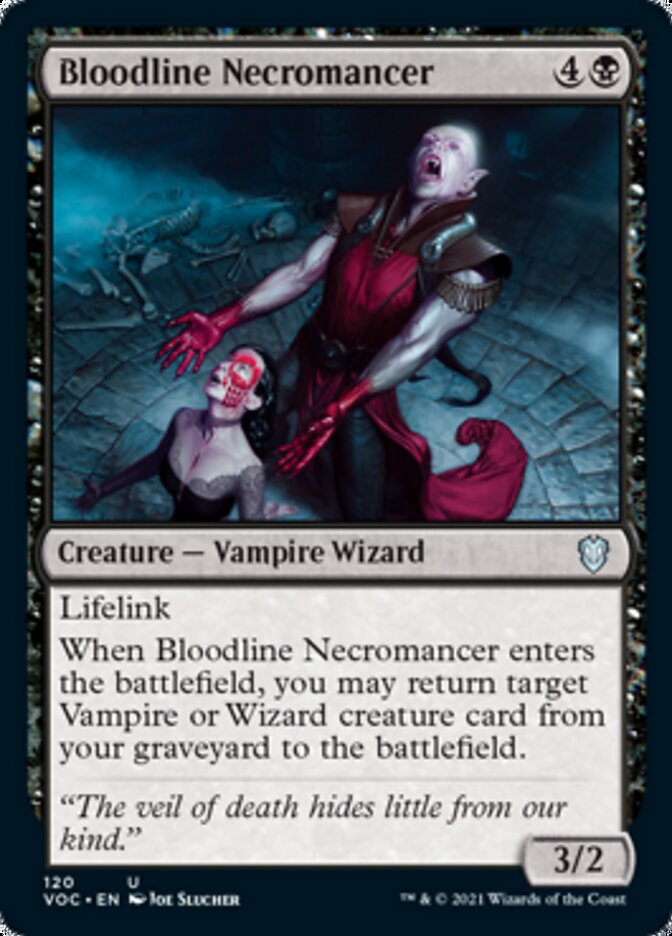 Bloodline Necromancer - [Foil] Crimson Vow Commander (VOC)