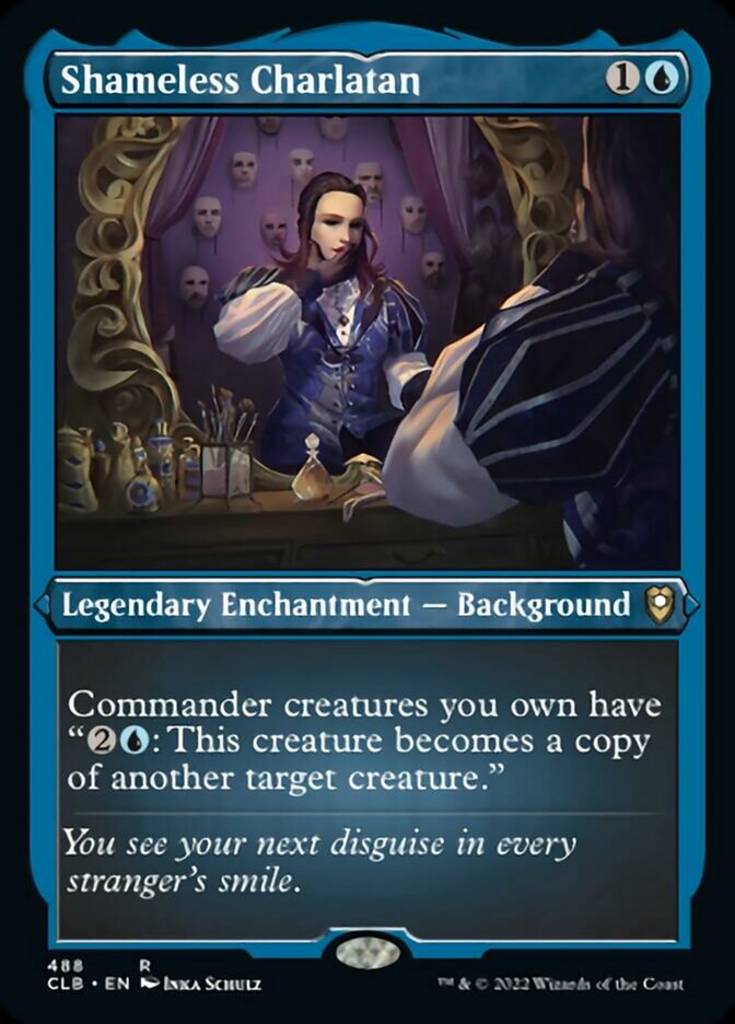 Shameless Charlatan - [Etched Foil] Commander Legends: Battle for Baldur's Gate (CLB)