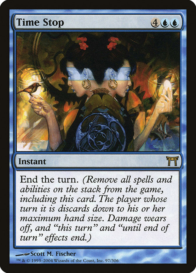 Time Stop - [Foil] Champions of Kamigawa (CHK)