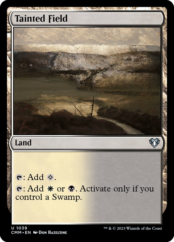 Tainted Field - [Foil] Commander Masters (CMM)