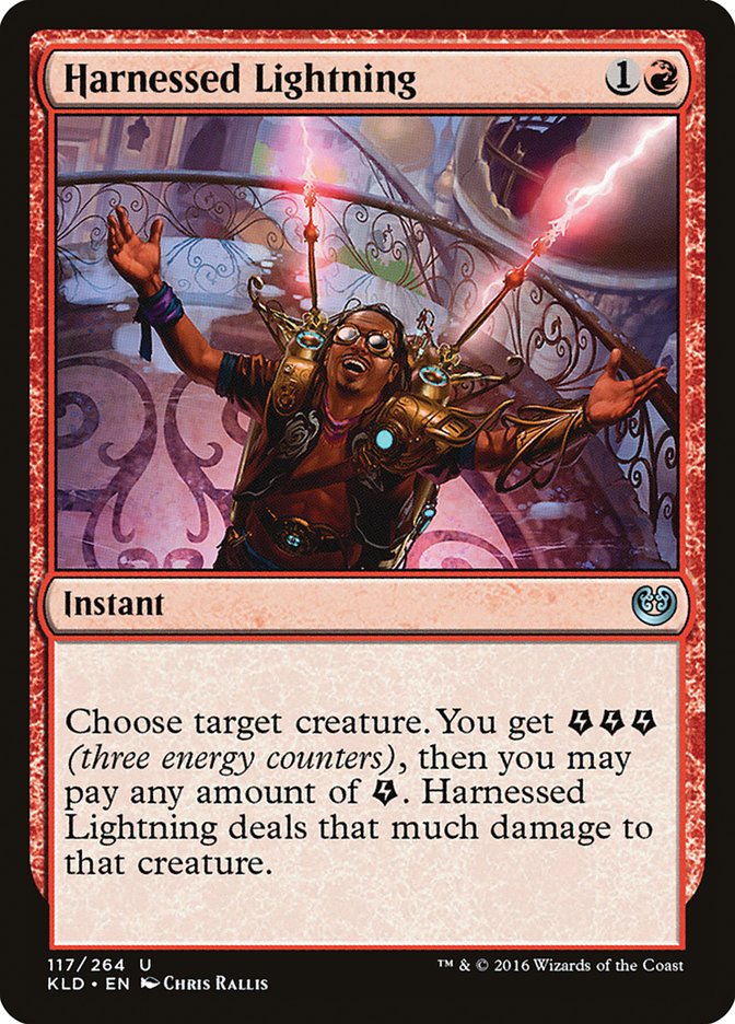 Harnessed Lightning - [Foil] Kaladesh (KLD)