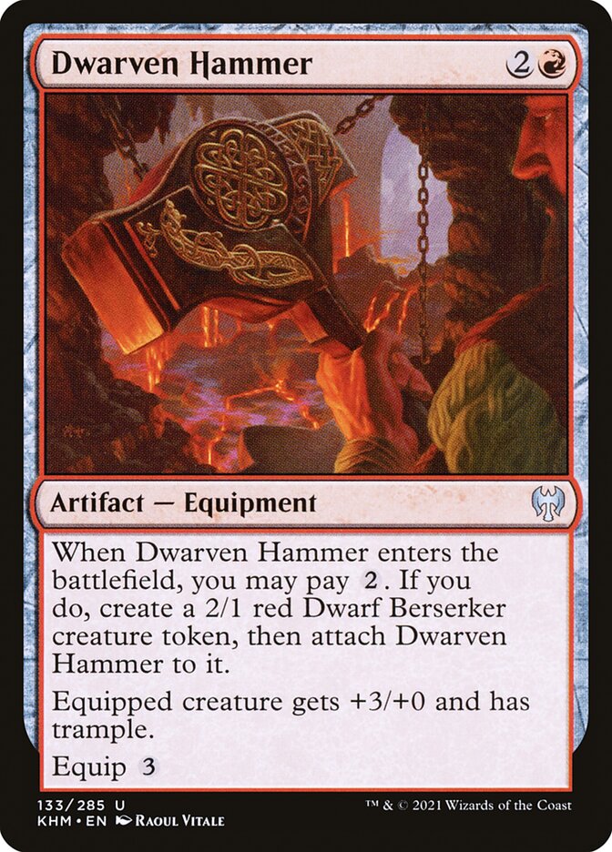 Dwarven Hammer - [Foil] Kaldheim (KHM)