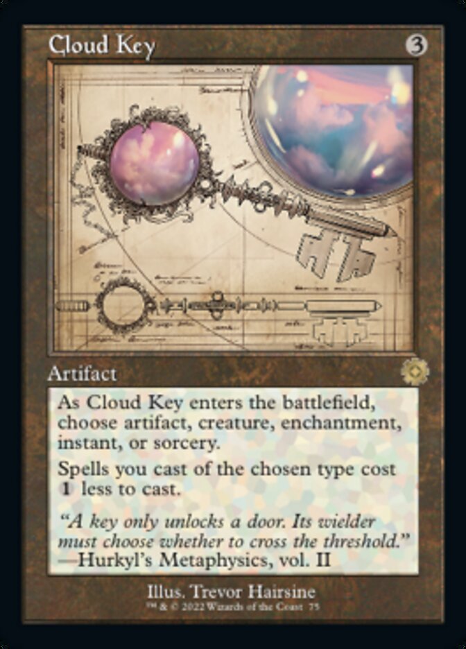 Cloud Key - [Foil, Schematic] The Brothers' War Retro Artifacts (BRR)