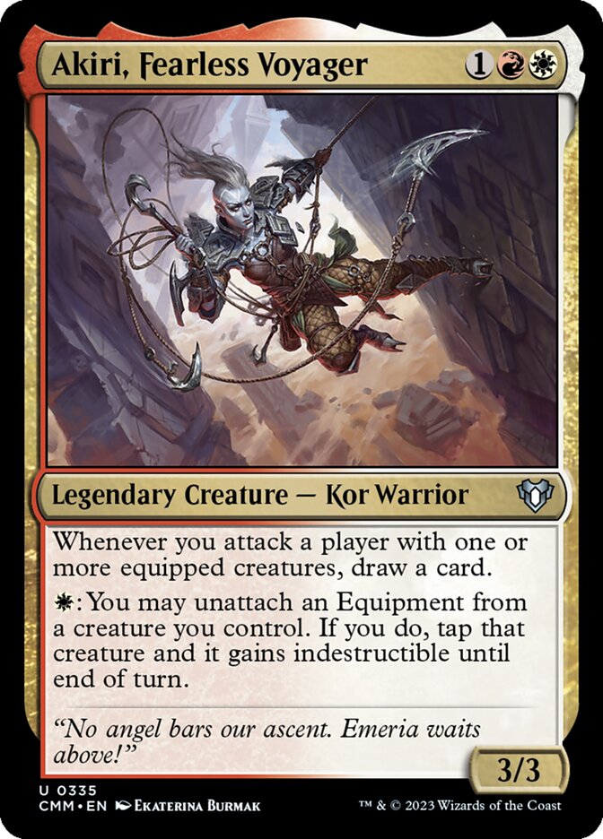 Akiri, Fearless Voyager - [Foil] Commander Masters (CMM)