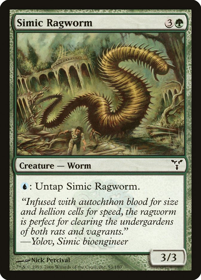Simic Ragworm - [Foil] Dissension (DIS)