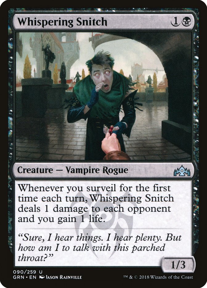 Whispering Snitch - [Foil] Guilds of Ravnica (GRN)