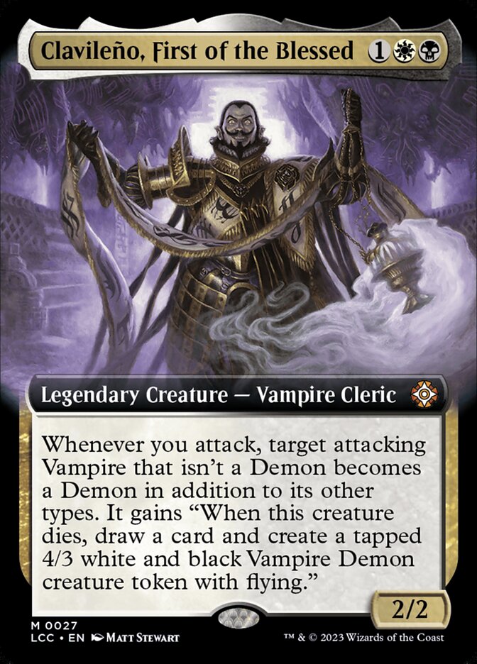 Clavileño, First of the Blessed - [Foil, Extended Art] Lost Caverns of Ixalan Commander (LCC)