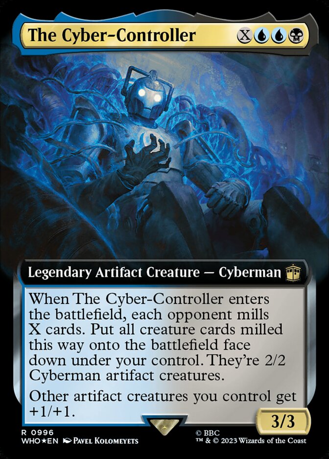 The Cyber-Controller - [Surge Foil, Extended Art] Doctor Who (WHO)