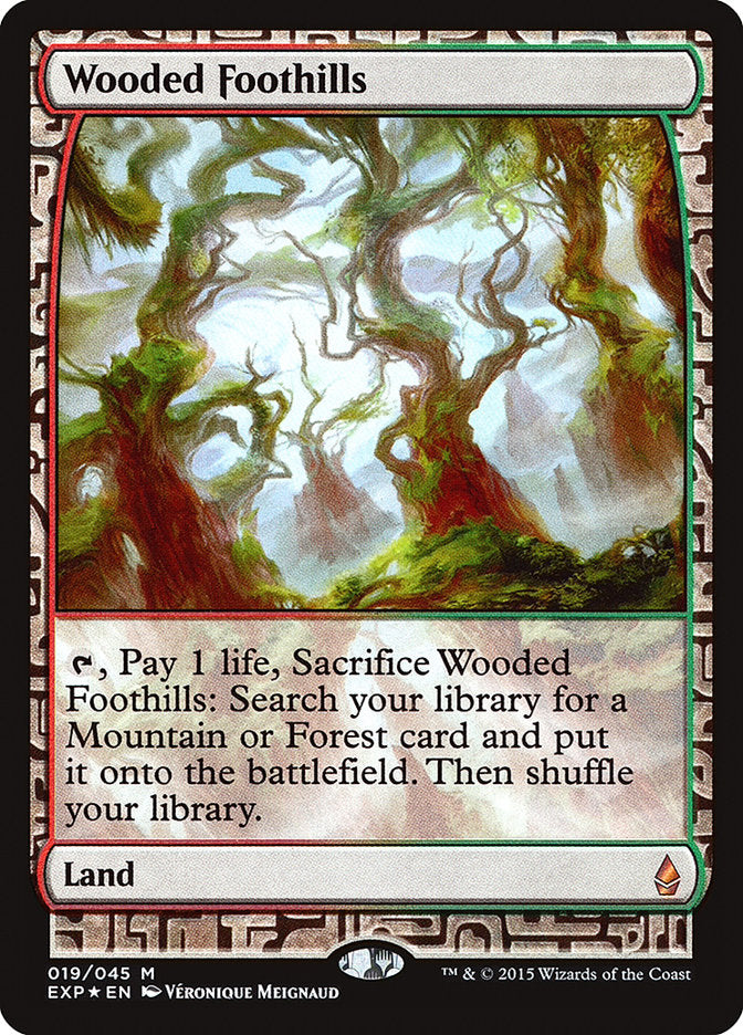 Wooded Foothills - [Foil] Zendikar Expeditions (EXP)