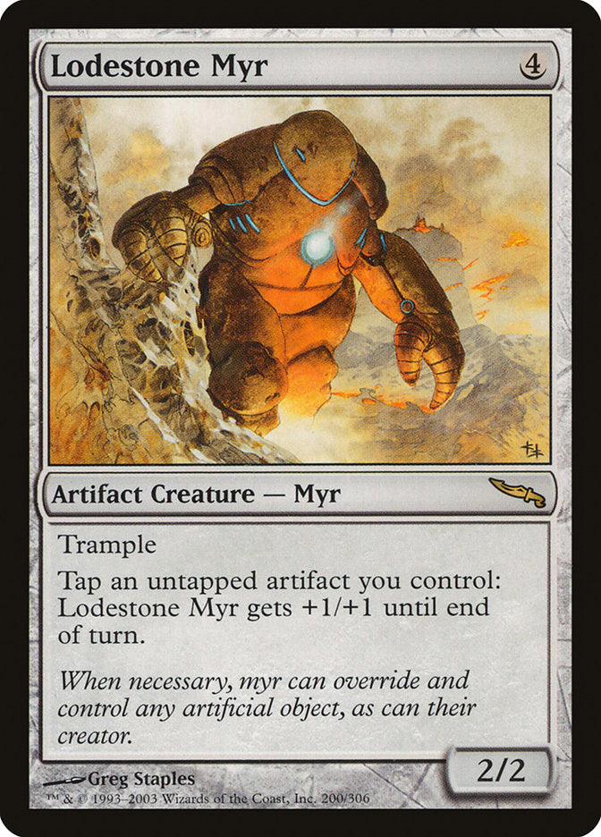 Lodestone Myr - [Foil] Mirrodin (MRD)