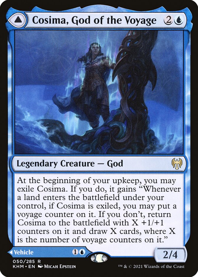 Cosima, God of the Voyage // The Omenkeel - Kaldheim (KHM)