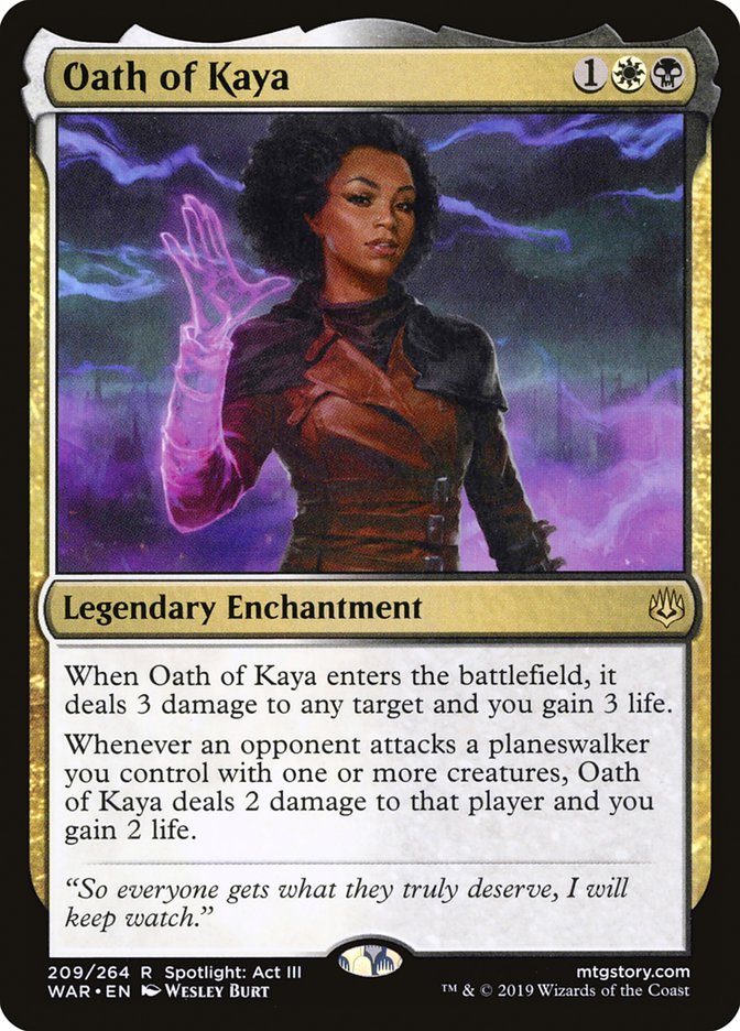 Oath of Kaya - [Foil] War of the Spark (WAR)
