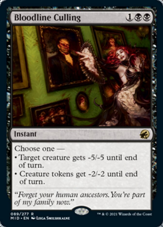 Bloodline Culling - [Foil] Innistrad: Midnight Hunt (MID)