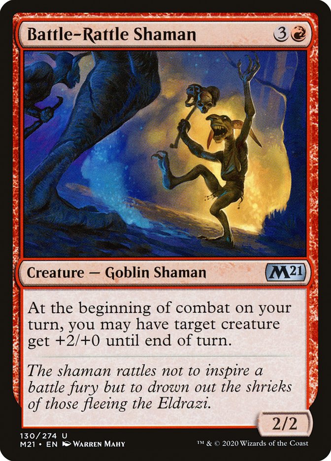 Battle-Rattle Shaman - [Foil] Core Set 2021 (M21)