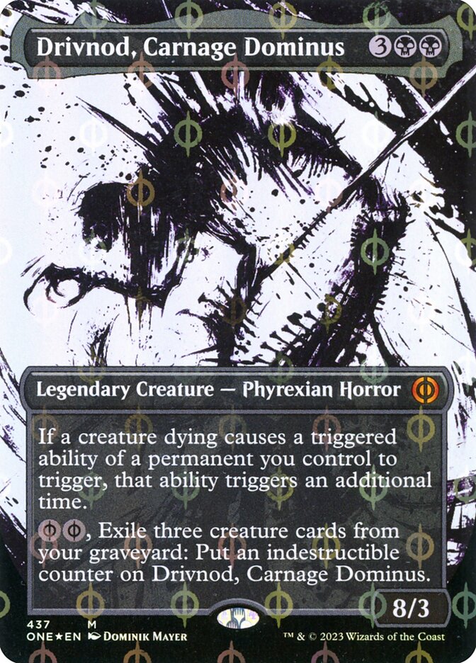Drivnod, Carnage Dominus - [Step and Compleat Foil, Showcase] Phyrexia: All Will Be One (ONE)