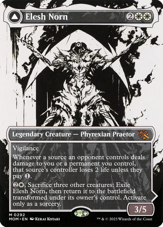 Elesh Norn // The Argent Etchings - [Foil, Showcase] March of the Machine (MOM)