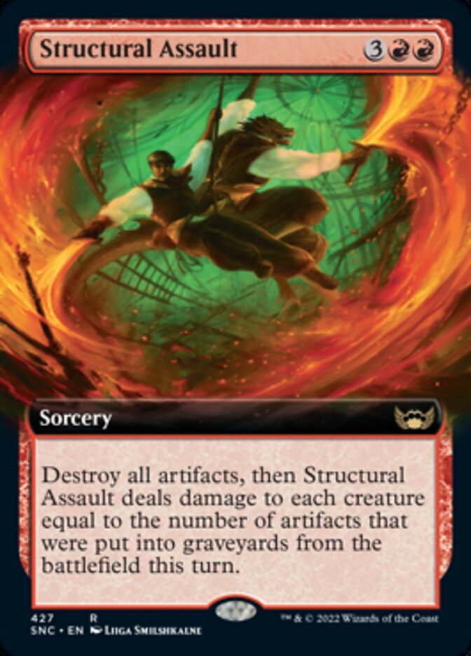 Structural Assault - [Foil, Extended Art] Streets of New Capenna (SNC)