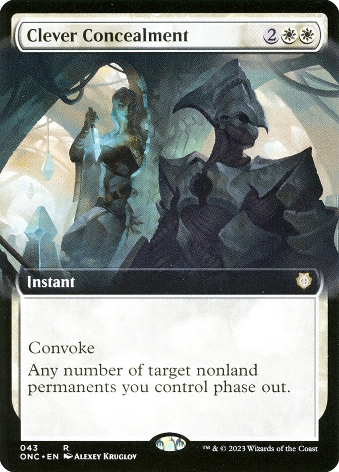 Clever Concealment - [Extended Art] Phyrexia: All Will Be One Commander (ONC)