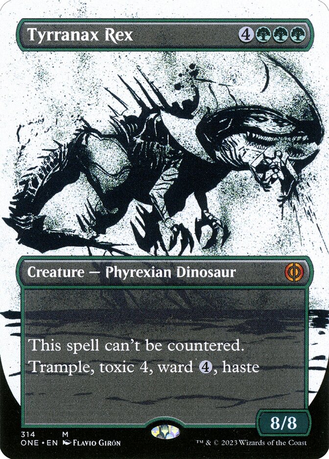 Tyrranax Rex - [Showcase] Phyrexia: All Will Be One (ONE)