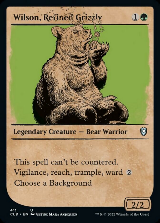 Wilson, Refined Grizzly - [Showcase] Commander Legends: Battle for Baldur's Gate (CLB)