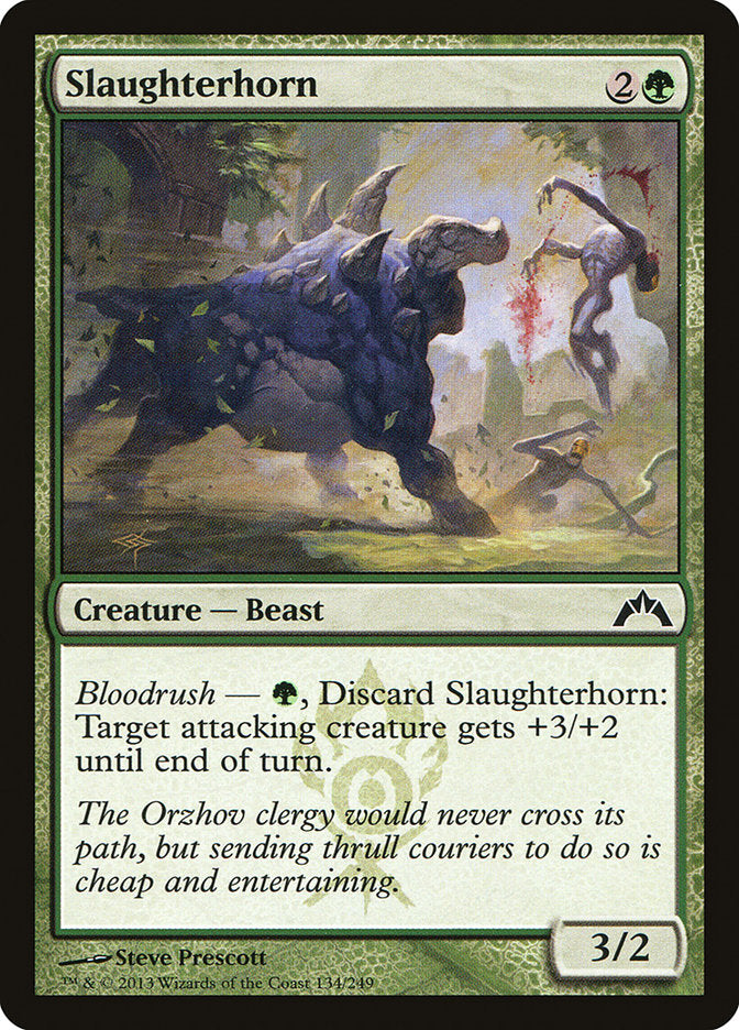 Slaughterhorn - [Foil] Gatecrash (GTC)