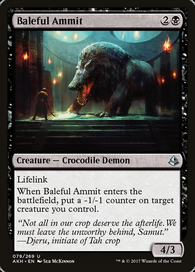 Baleful Ammit - [Foil] Amonkhet (AKH)
