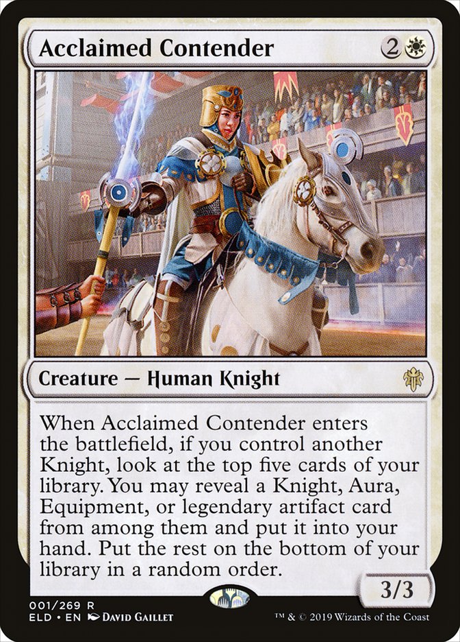 Acclaimed Contender - [Foil] Throne of Eldraine (ELD)