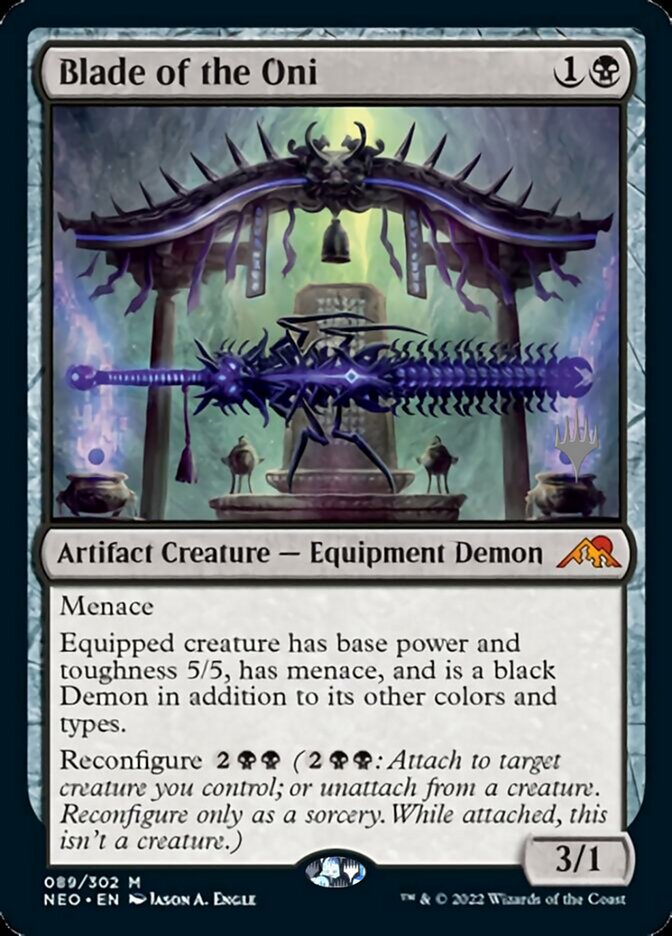 Blade of the Oni - [Promo] Kamigawa: Neon Dynasty Promos (PNEO)
