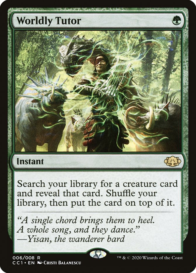 Worldly Tutor - Commander Collection: Green (CC1)