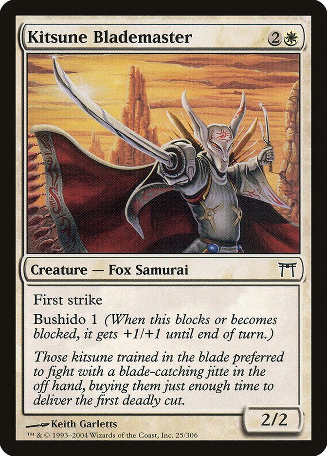 Kitsune Blademaster - [Foil] Champions of Kamigawa (CHK)