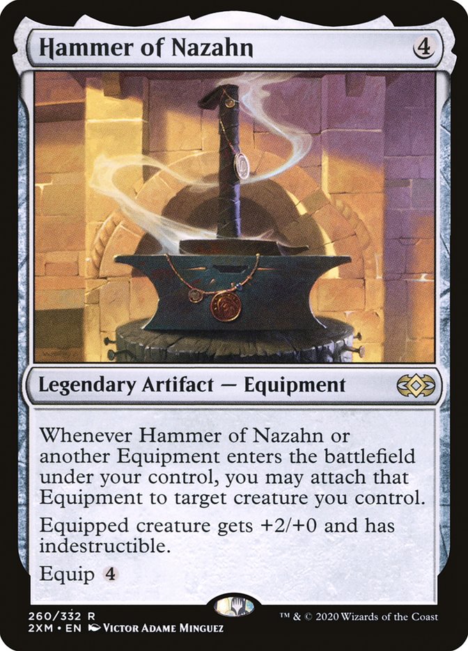 Hammer of Nazahn - [FOIL] Double Masters
