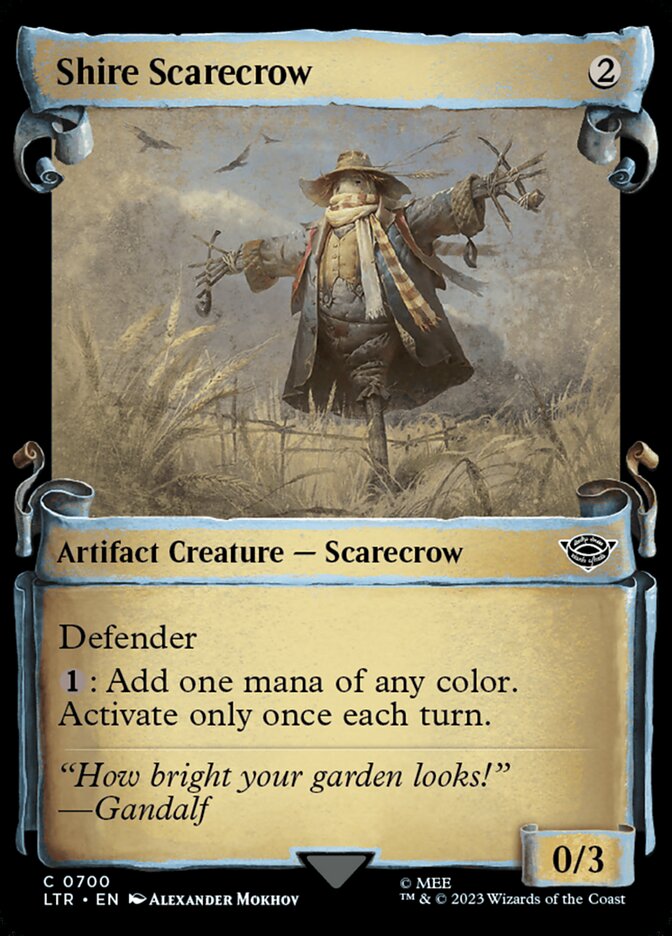 Shire Scarecrow - [Foil, Showcase Scroll] The Lord of the Rings: Tales of Middle-earth (LTR)