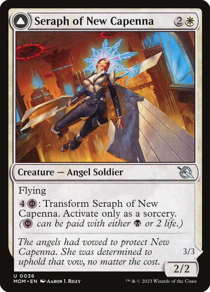 Seraph of New Capenna // Seraph of New Phyrexia - March of the Machine (MOM)
