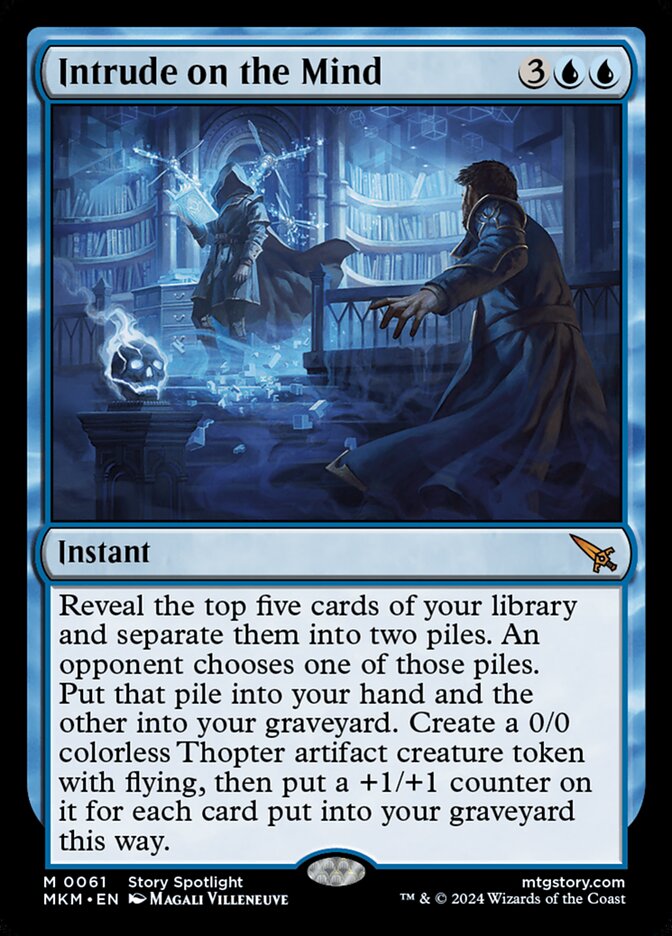 Intrude on the Mind - [Foil] Murders at Karlov Manor (MKM)