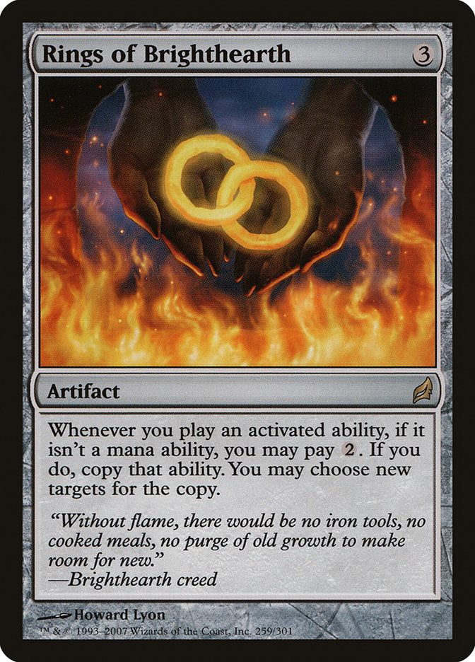 Rings of Brighthearth - [Foil] Lorwyn (LRW)