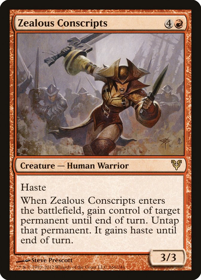 Zealous Conscripts - [Foil] Avacyn Restored (AVR)