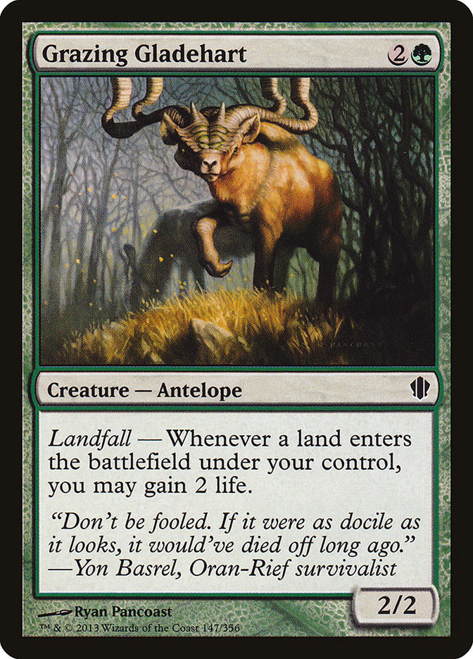 Grazing Gladehart - Commander 2013 (C13)