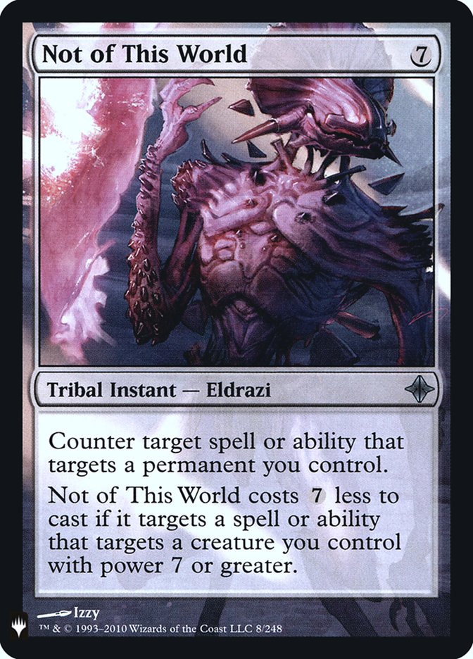 Not of This World - [Foil] Mystery Booster Retail Edition Foils (FMB1)