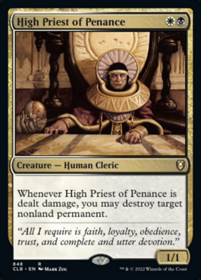 High Priest of Penance - Commander Legends: Battle for Baldur's Gate (CLB)