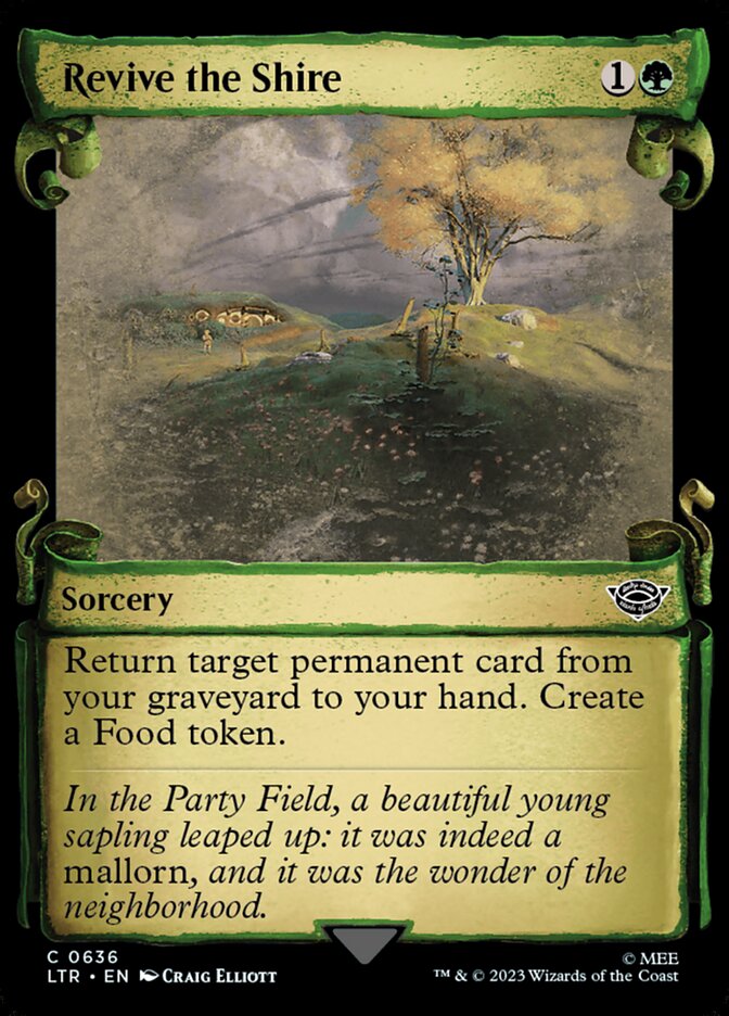 Revive the Shire - [Foil, Showcase Scroll] The Lord of the Rings: Tales of Middle-earth (LTR)