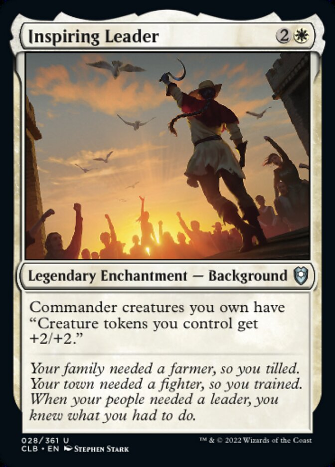 Inspiring Leader - [Foil] Commander Legends: Battle for Baldur's Gate (CLB)